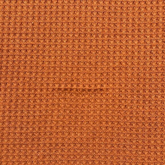 LuLaRoe Round Hem Women's Medium Burnt Orange Cowlneck Waffle Knit Sweater - Picture 8 of 13